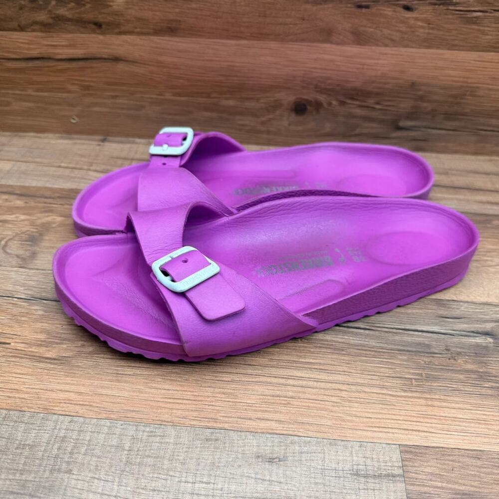 Birkenstock Madrid EVA Womens EU 38 US 7 Pink Magenta Slide Sandals Germany